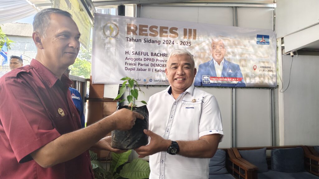 Anggota DPRD Jawa Barat Fraksi Partai Demokrat Dapil Jabar II, Saeful Bachri Serap Aspirasi Warga Di Kecamatan Cimaung