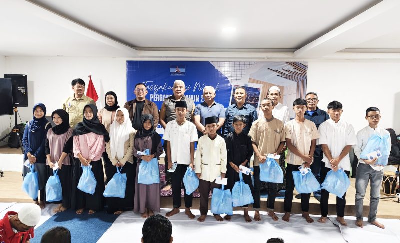 Refleksi Akhir Tahun, Demokrat Kabupaten Bandung Gelar Tasyakuran dan Santunan Anak Yatim